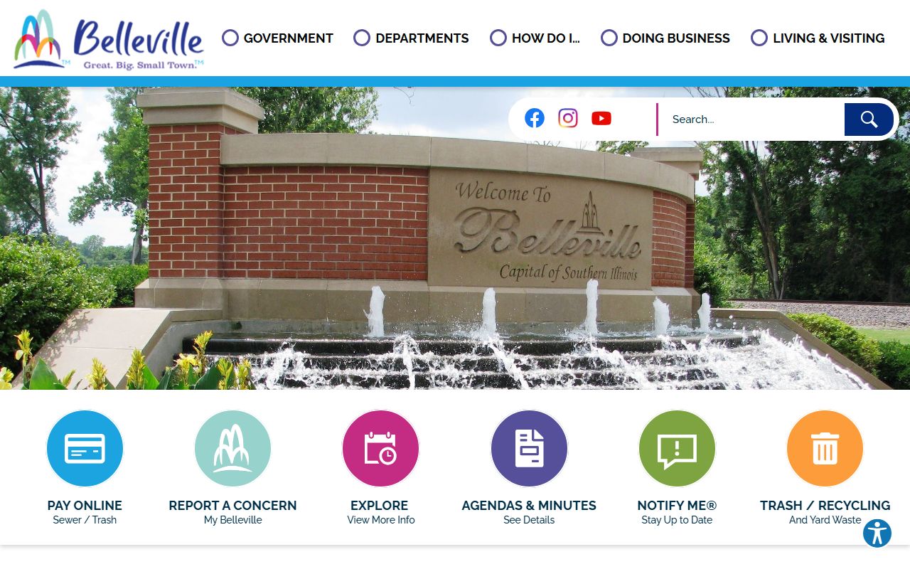Belleville city portal for police department arrest records