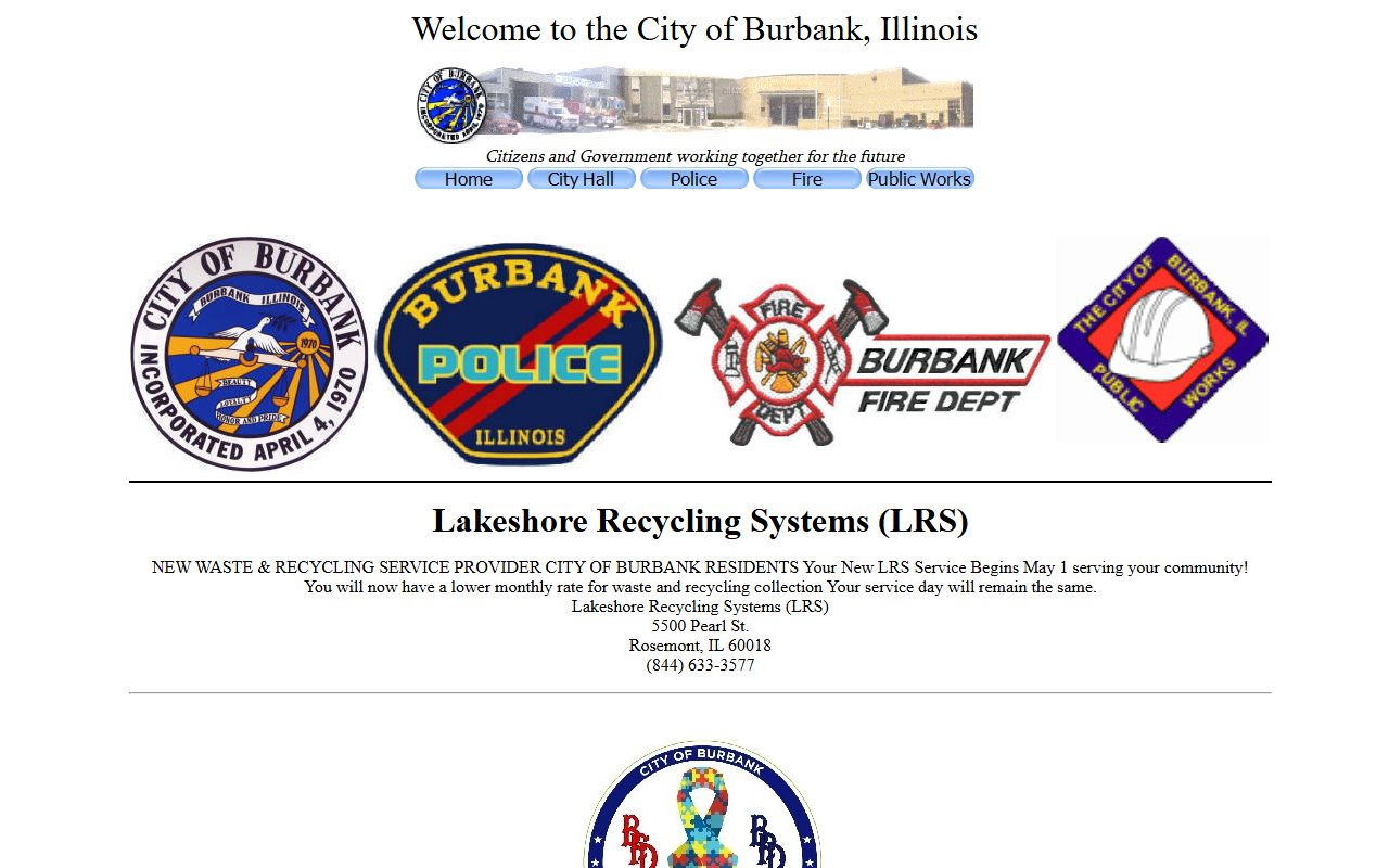 Burbank Police Department portal for arrest records searches