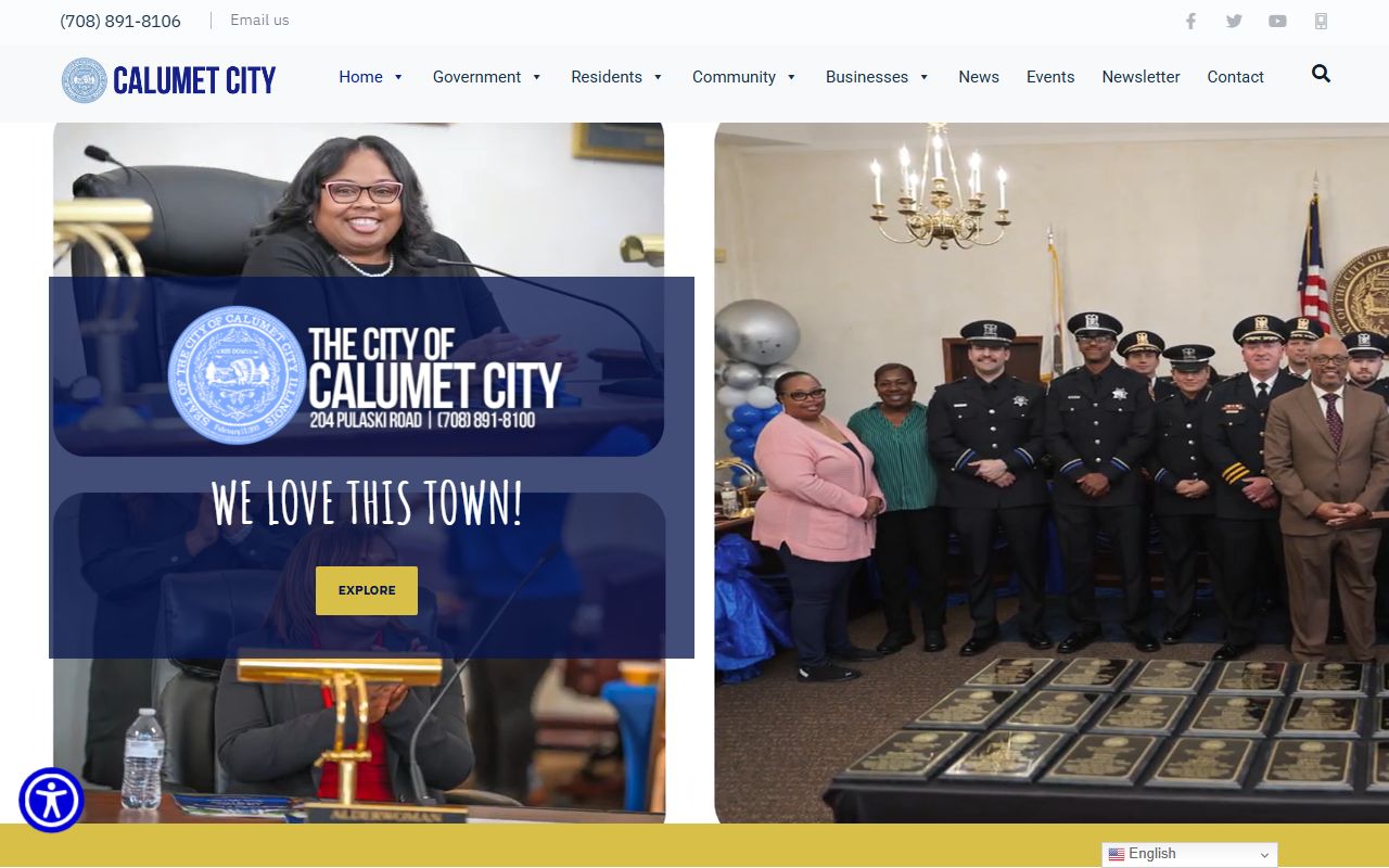 Calumet City portal for police department and arrest records