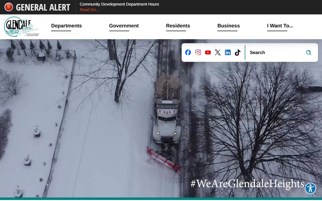 Glendale Heights Police Department portal for arrest records searches