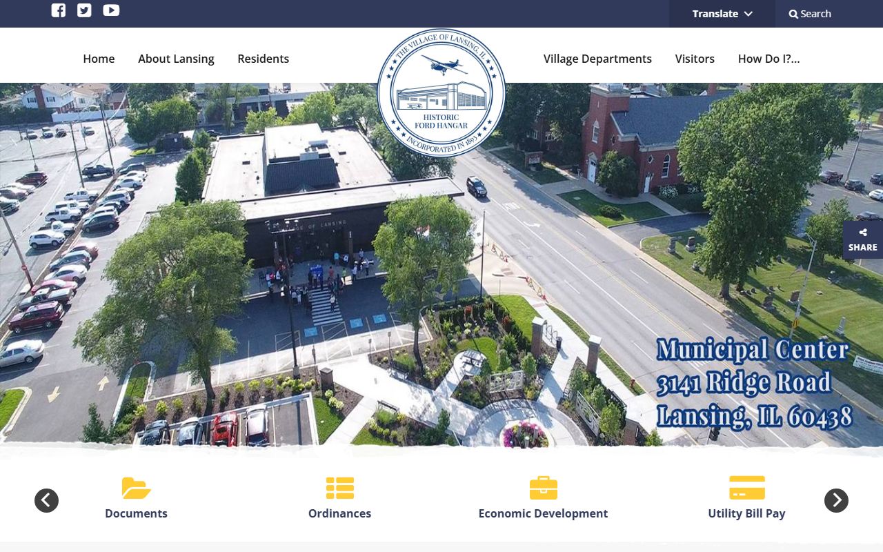 Lansing village portal for arrest records access