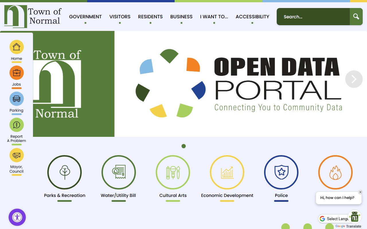 Town of Normal portal for public records access