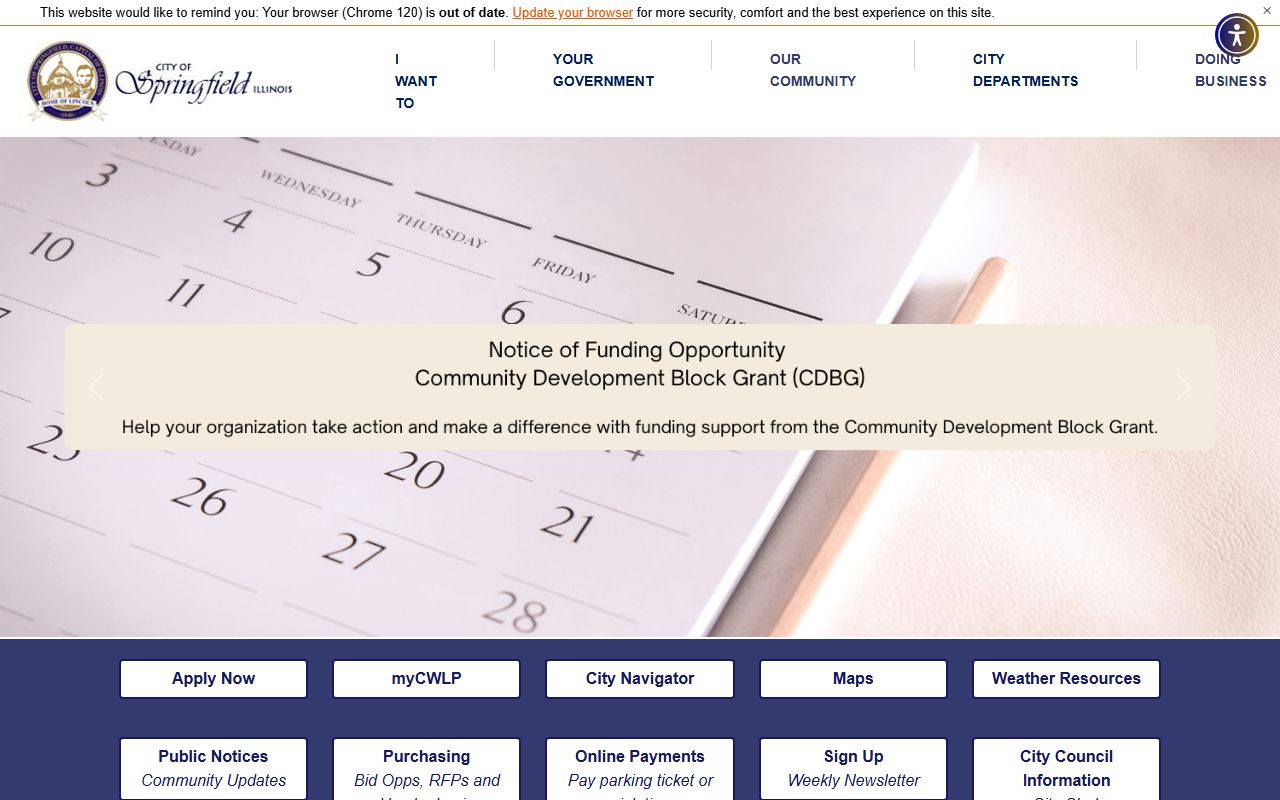 Springfield Police Department city portal for arrest records access