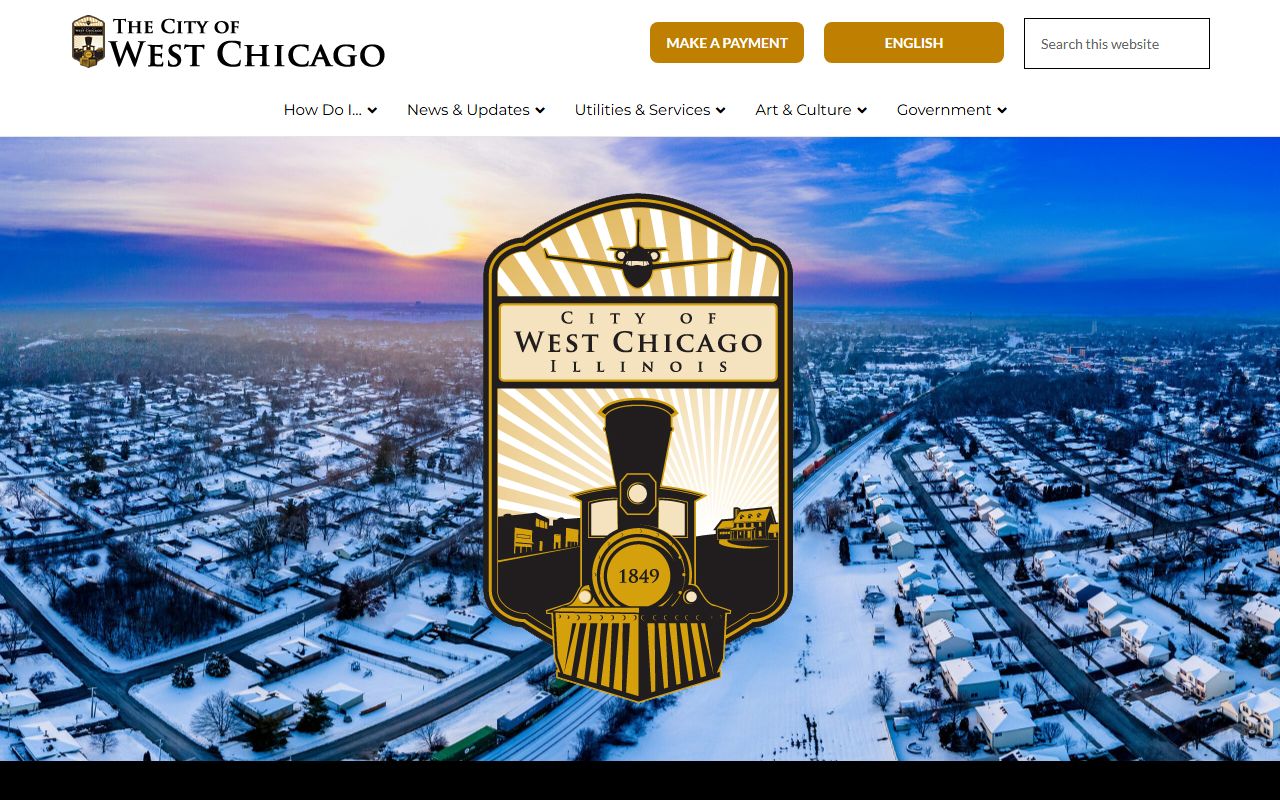 West Chicago city portal for police department arrest records