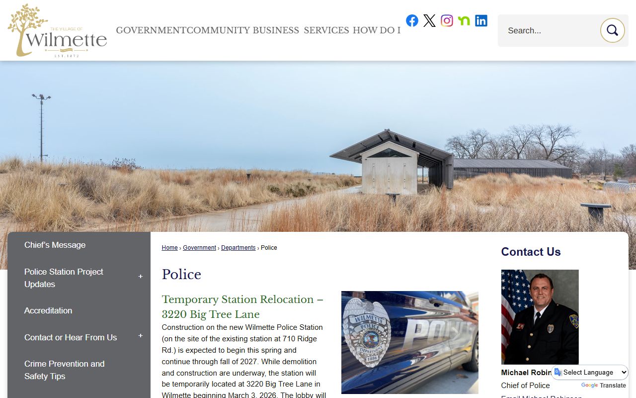 Wilmette Police Department arrest records resource