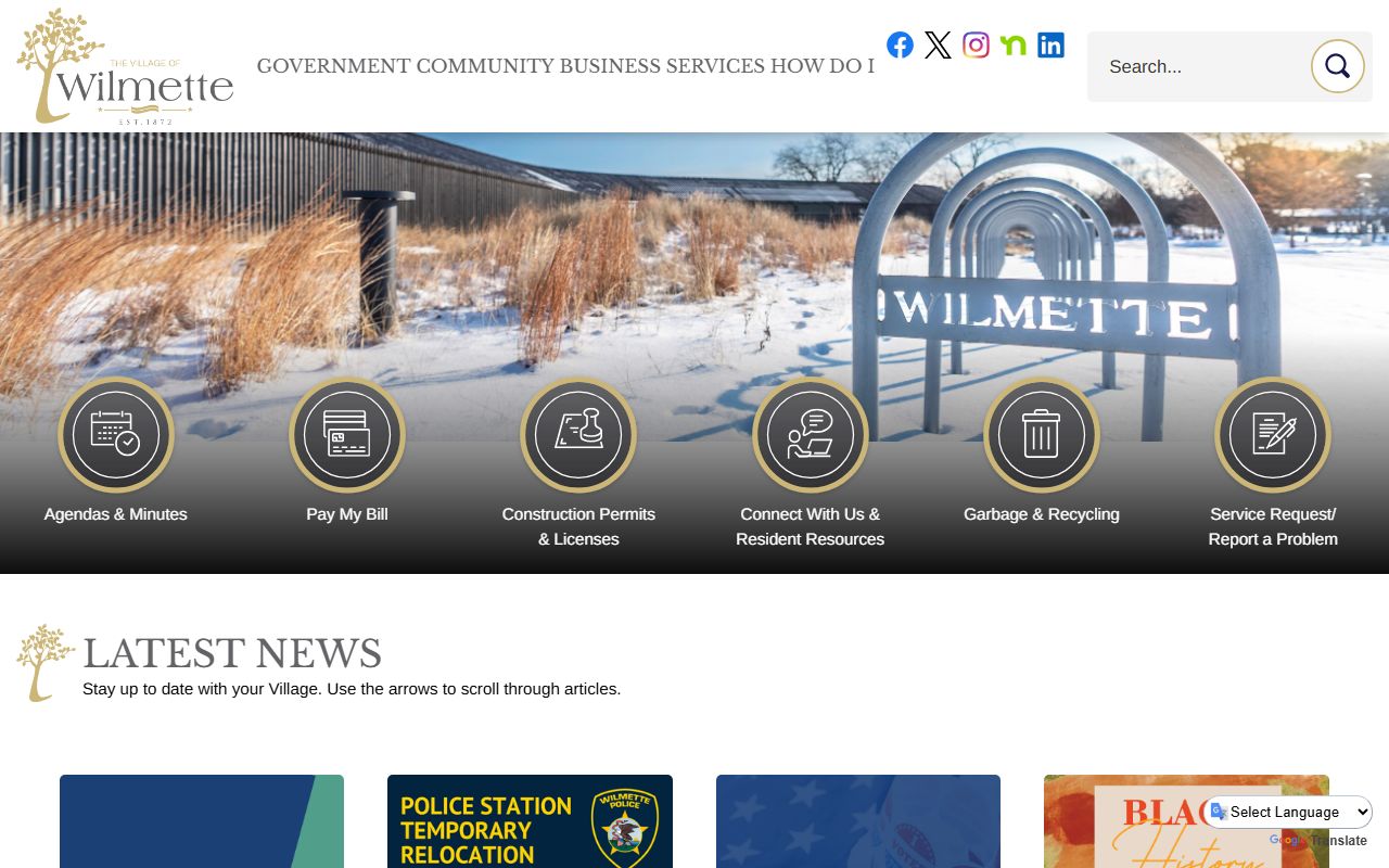 Wilmette village portal for arrest records access